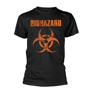 Biohazard Unisex Adult Logo T-Shirt / Black